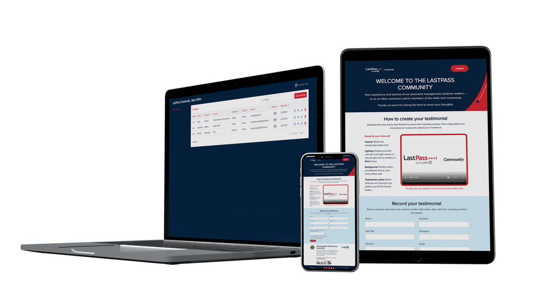 Mockup LastPass LogMeIn