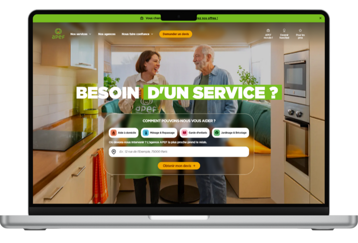 Page web APEF